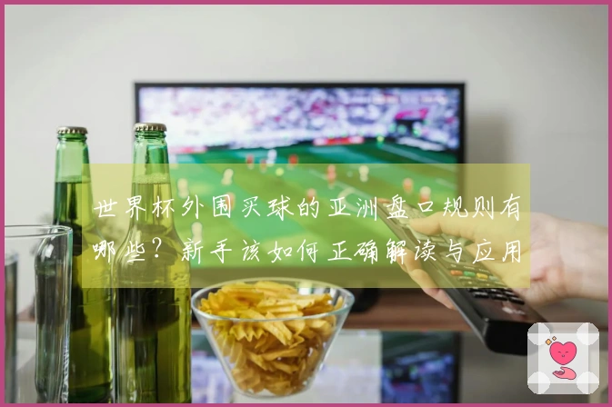 世界杯外围买球的亚洲盘口规则有哪些？新手该如何正确解读与应用